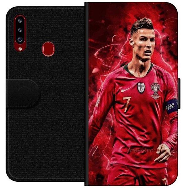Samsung Galaxy A20s Lommeboketui Ronaldo Ferdigheter - CR7 Des