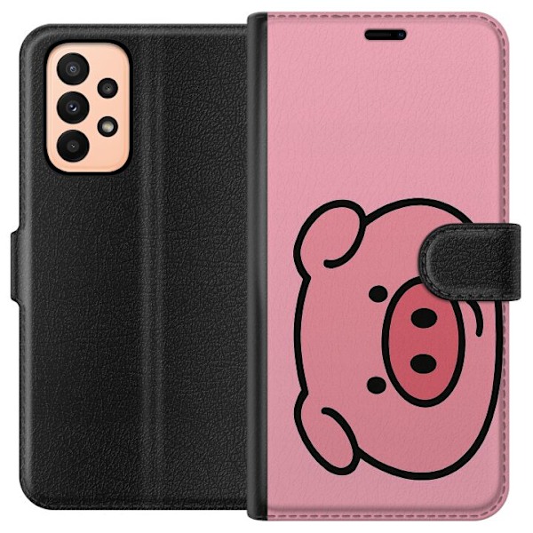 Samsung Galaxy A23 Plånboksfodral Kawaii Piggy