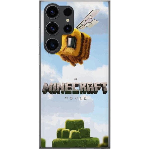 Samsung Galaxy S24 Ultra Genomskinligt Skal A Minecraft Movie