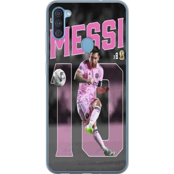 Samsung Galaxy A11 Gennemsigtig cover Lionel Messi