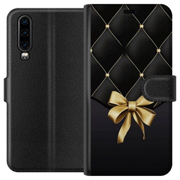 Huawei P30 Plånboksfodral Lyxig Rosett