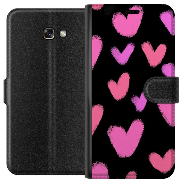 Samsung Galaxy A3 (2017) Plånboksfodral Stora Hjärtan