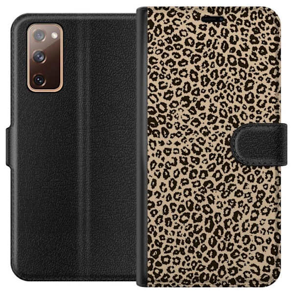 Samsung Galaxy S20 FE Tegnebogsetui Leopard Mønster