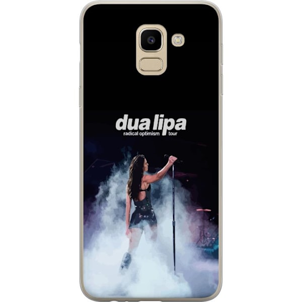 Samsung Galaxy J6 Genomskinligt Skal Dua Lipa – Signature Looks & Vibes