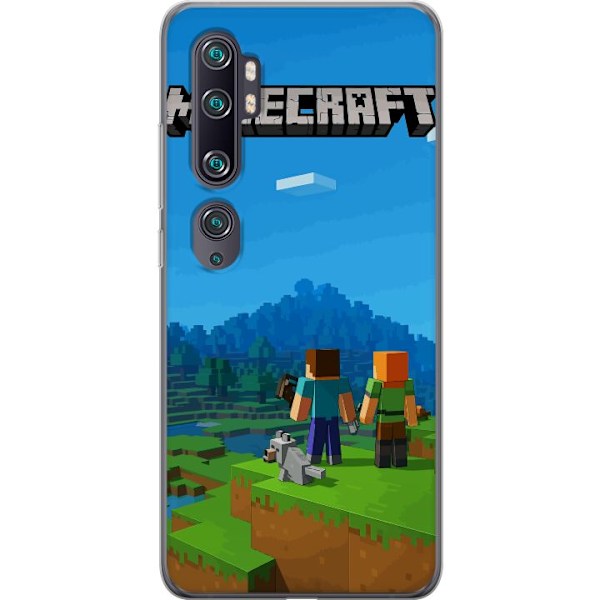 Xiaomi Mi Note 10 Läpinäkyvä kuori Minecraft Key Art