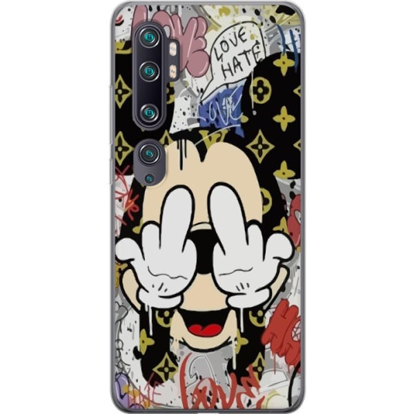 Xiaomi Mi Note 10 Gennemsigtig cover Mickey Mouse