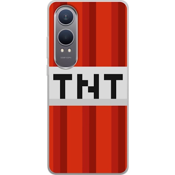 OnePlus Nord CE4 Lite Gjennomsiktig deksel Minecraft TNT