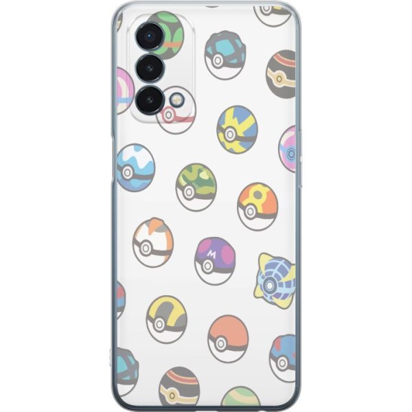 OnePlus Nord N200 5G Gjennomsiktig deksel Pokemon