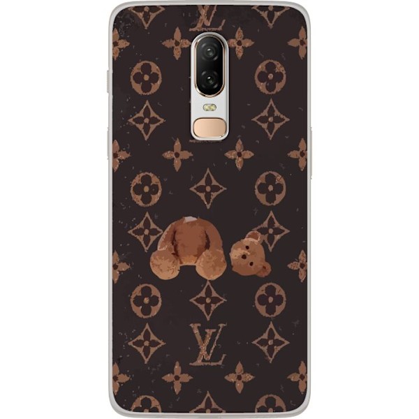 OnePlus 6 Läpinäkyvä kuori LV Teddy Dead