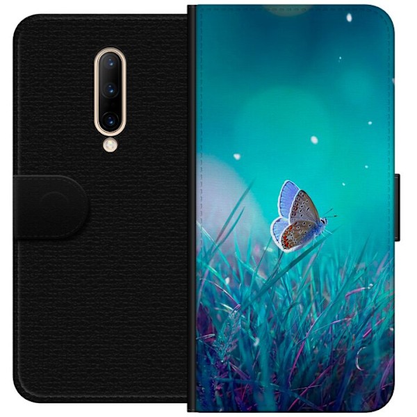 OnePlus 7 Pro Tegnebogsetui Magisk Sommerfugl
