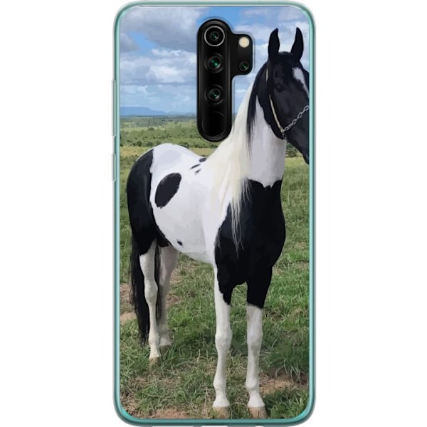 Xiaomi Redmi Note 8 Pro  Genomskinligt Skal Hästmagi – stiliserad häst i lugn färgskala
