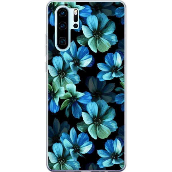 Huawei P30 Pro Gennemsigtig cover Blomster