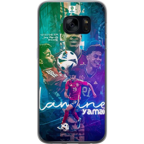 Samsung Galaxy S7 Gennemsigtig cover Lamine Yamal FCB