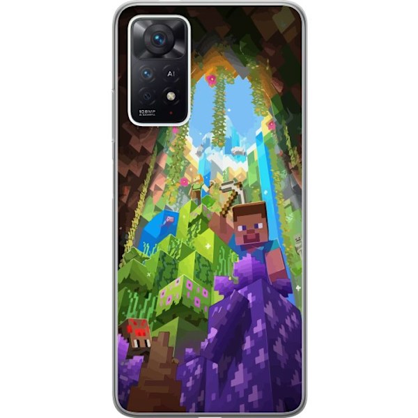 Xiaomi Redmi Note 11 Pro Genomskinligt Skal Minecraft