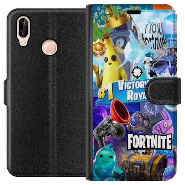 Huawei P20 lite Lommeboketui Fortnite