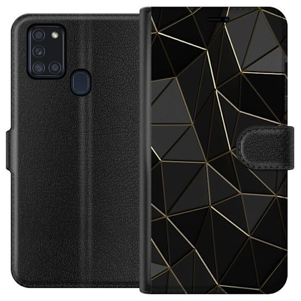 Samsung Galaxy A21s Tegnebogsetui Midnat