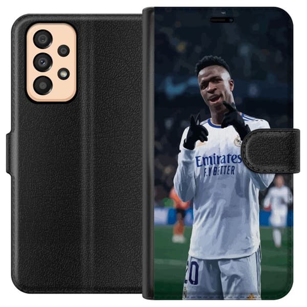Kompatibelt Plånboksfodral till Samsung Galaxy A33 5G Vinícius Júnior (Real Madrid)