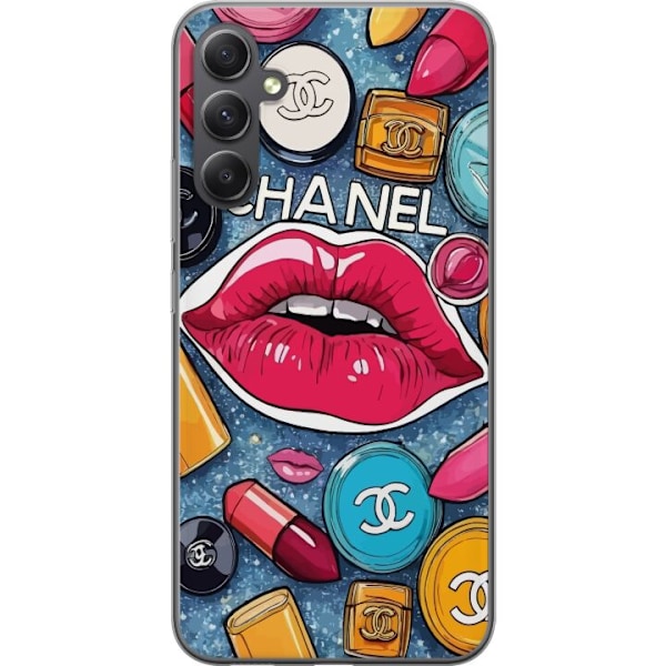 Samsung Galaxy A16 5G Läpinäkyvä kuori Chanel Lips