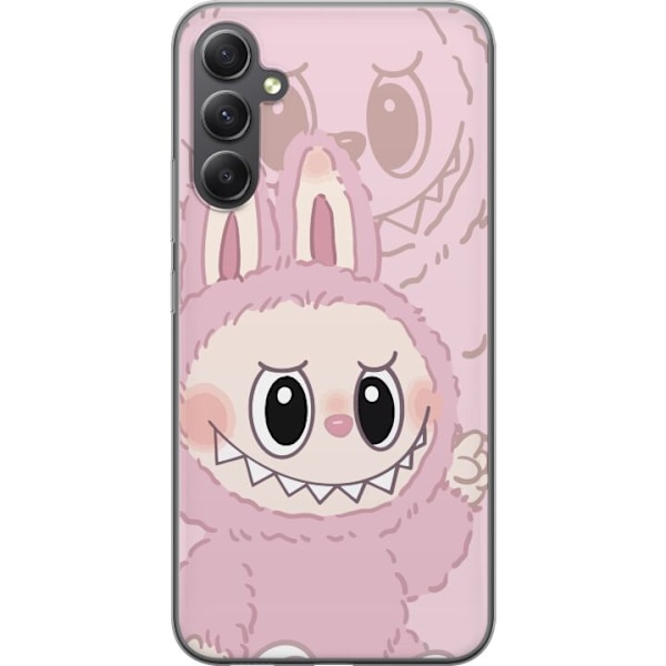 Samsung Galaxy A05s Gennemsigtig cover Labubu Floral Freak
