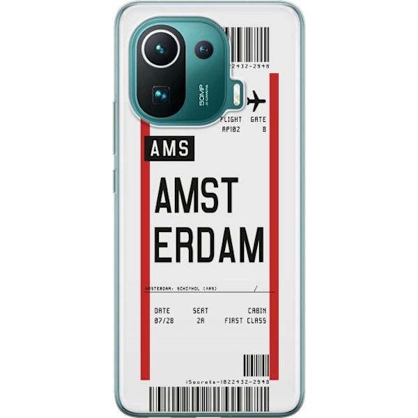 Xiaomi Mi 11 Pro Gjennomsiktig deksel Amsterdam