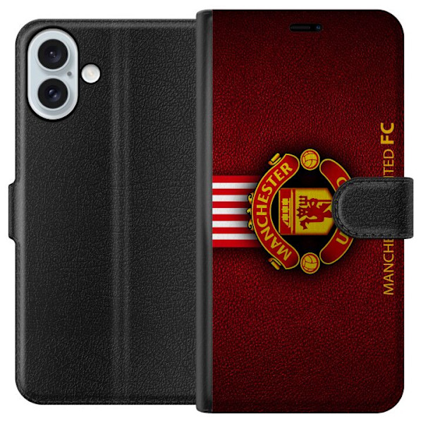 Apple iPhone 16 Plus Lommeboketui Manchester United FC