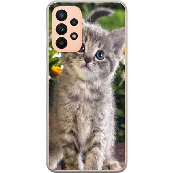 Kompatibelt Mobildeksel til Samsung Galaxy A23 Katt