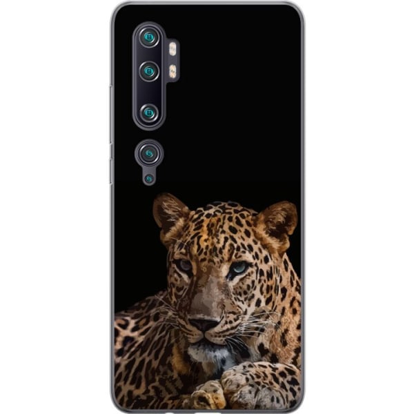 Xiaomi Mi Note 10 Pro Gjennomsiktig deksel Leopard