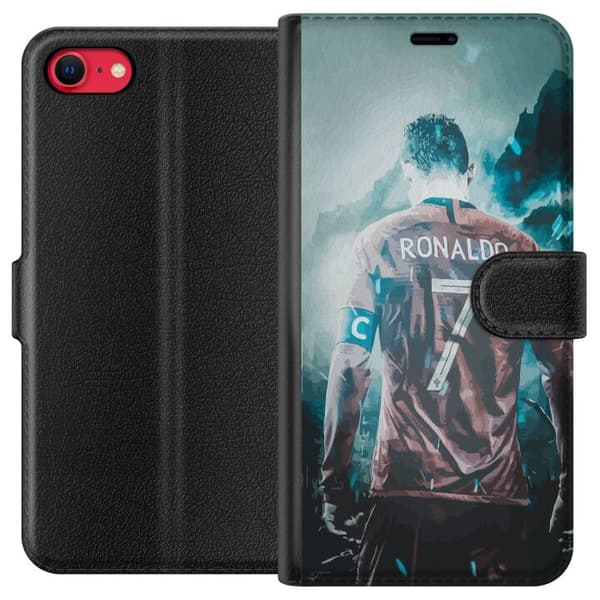 Kompatibel Tegnebogsetui til Apple iPhone 8 Ronaldo