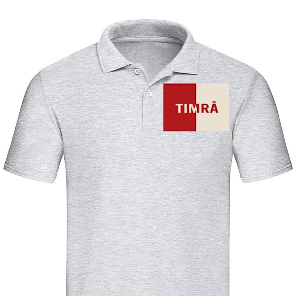 Piké för Vuxen | Elegant Pikétröja Timrå – Hockey Grå XX-Large