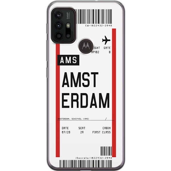 Motorola Moto G30 Genomskinligt Skal Amsterdam