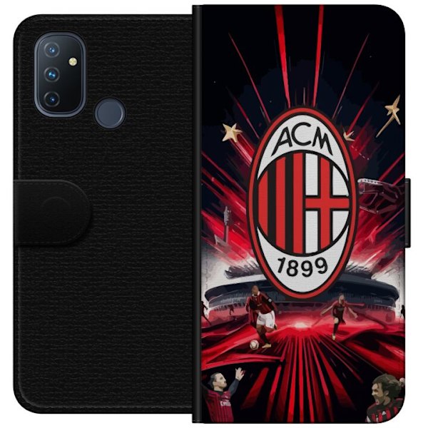 OnePlus Nord N100 Tegnebogsetui AC Milan