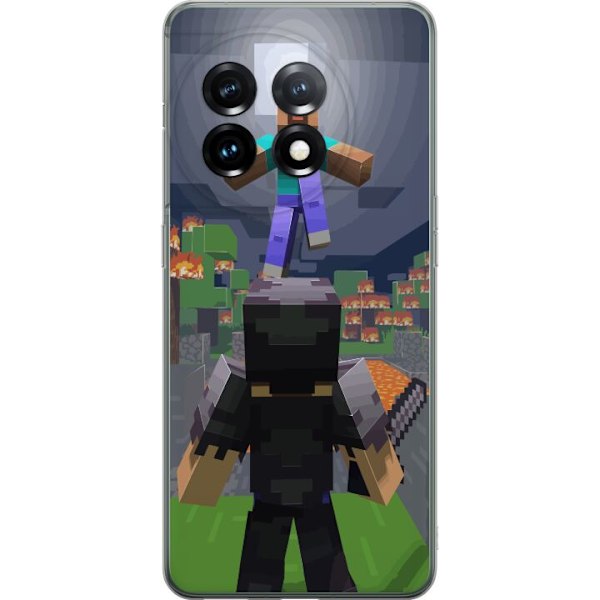 OnePlus 11 Läpinäkyvä kuori Minecraft