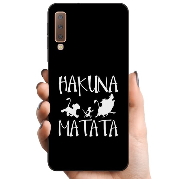 Samsung Galaxy A7 (2018) TPU Mobilcover Hakuna Matata