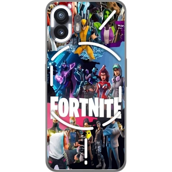 Nothing Phone (2) Läpinäkyvä kuori Fortnite