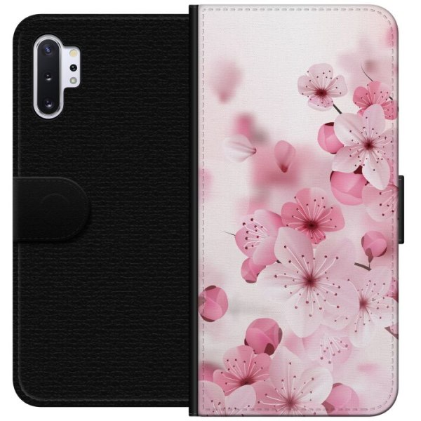 Samsung Galaxy Note10+ Lommeboketui Kirsebærblomst