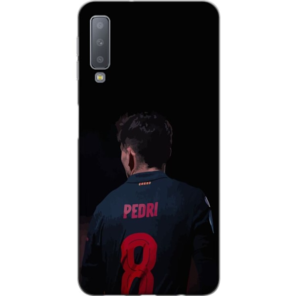Samsung Galaxy A7 (2018) Läpinäkyvä kuori Pedri FC Barcelon