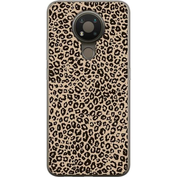 Nokia 3.4 Genomskinligt Skal Leopard Mönster