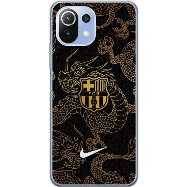 Xiaomi Mi 11 Lite Gennemsigtig cover FC Barcelona