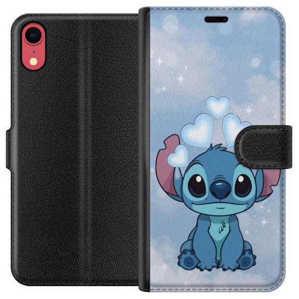 Apple iPhone XR Tegnebogsetui Stitch Hoppende Glæde - Sjovt D