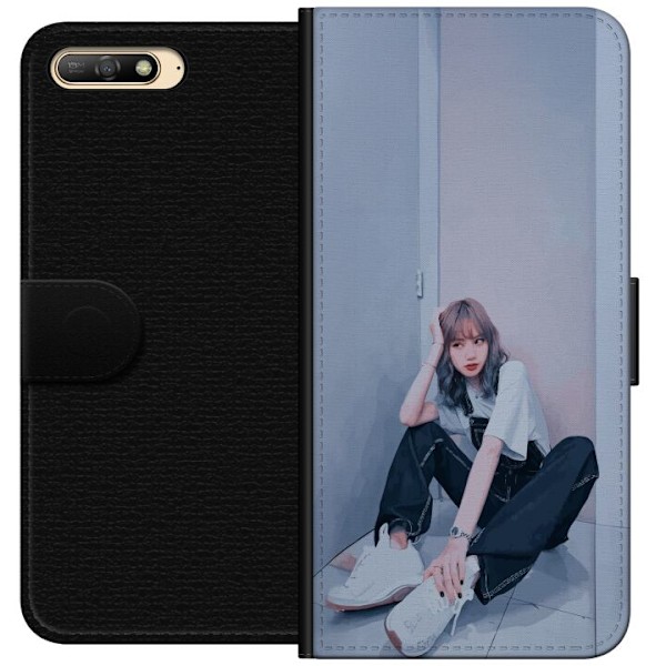 Huawei Y6 (2018) Tegnebogsetui Lisa from Blackpink – K-pop Style Icon