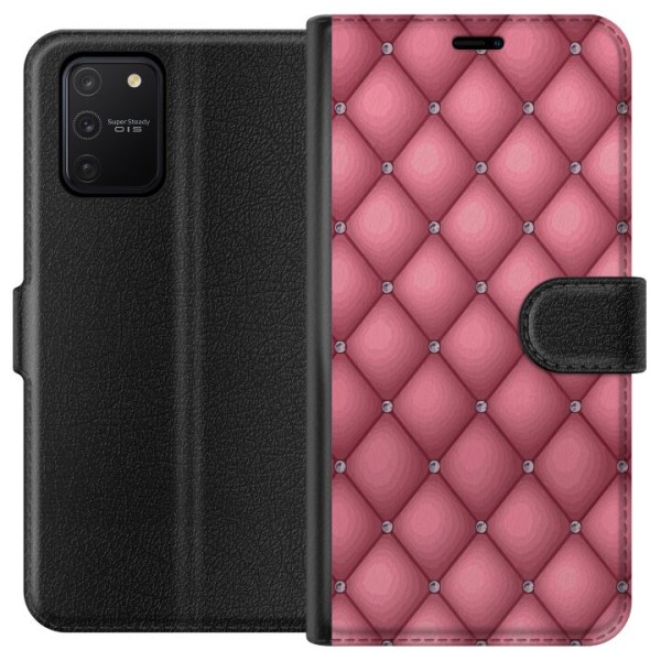 Samsung Galaxy S10 Lite Lompakkokotelo Uniikki Vaaleanpunainen
