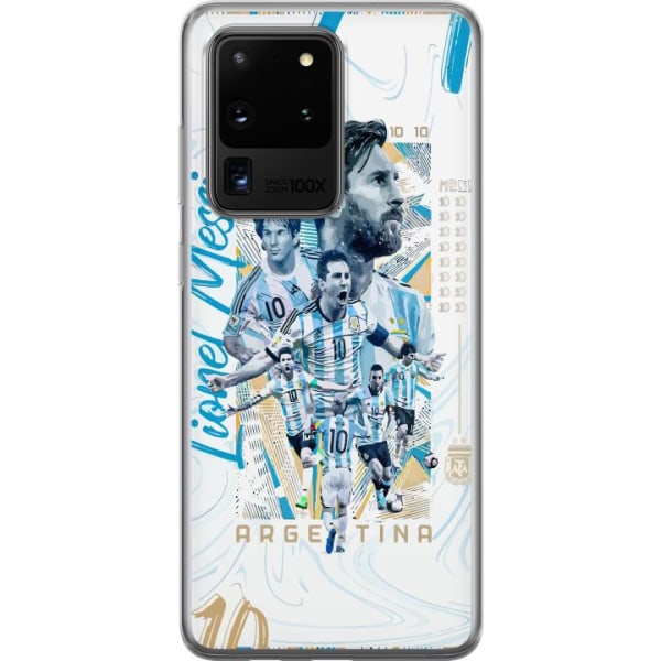 Samsung Galaxy S20 Ultra Gennemsigtig cover Lionel Messi