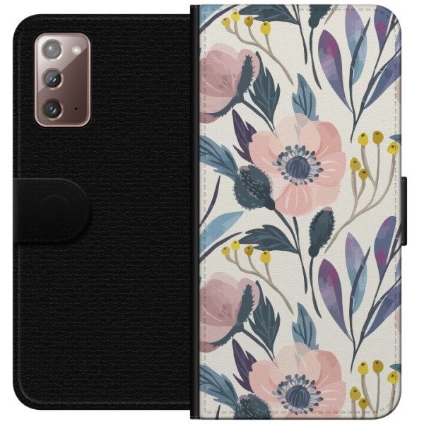 Samsung Galaxy Note20 Plånboksfodral Blomsterlycka