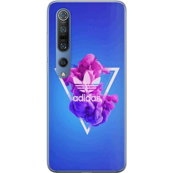 Xiaomi Mi 10 Pro 5G Genomskinligt Skal Adidas-inspirerad blå