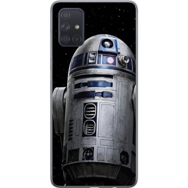 Samsung Galaxy A71 Genomskinligt Skal R2D2 Star Wars
