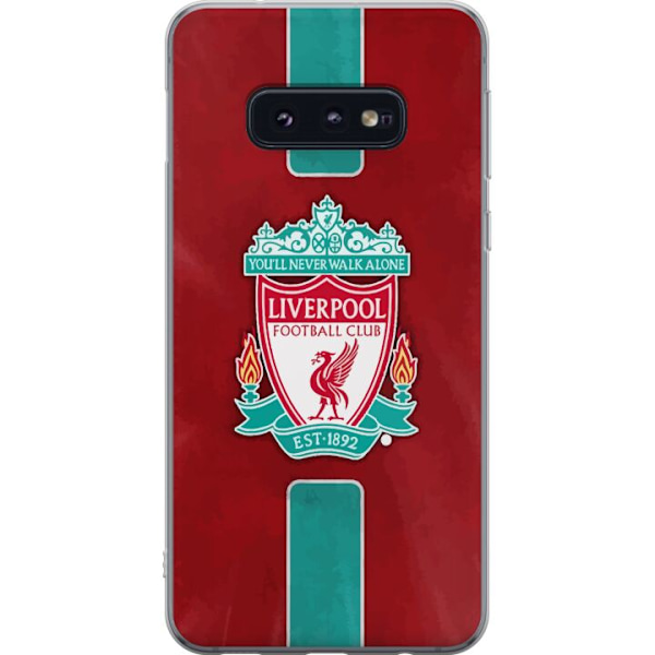 Samsung Galaxy S10e Genomskinligt Skal Liverpool FC – Klassisk Fotbollsstolthet i Rött