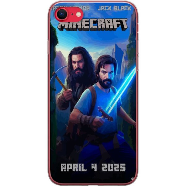 Apple iPhone 8 Läpinäkyvä kuori Minecraft-elokuva