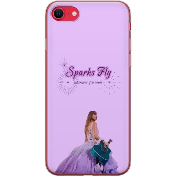 Apple iPhone SE (2020) Läpinäkyvä kuori Taylor Swift - Sparks Fly