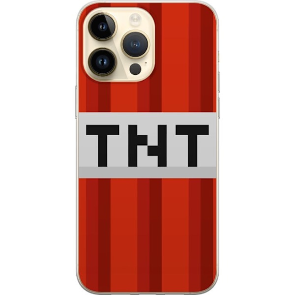 Apple iPhone 15 Pro Max Läpinäkyvä kuori Minecraft TNT