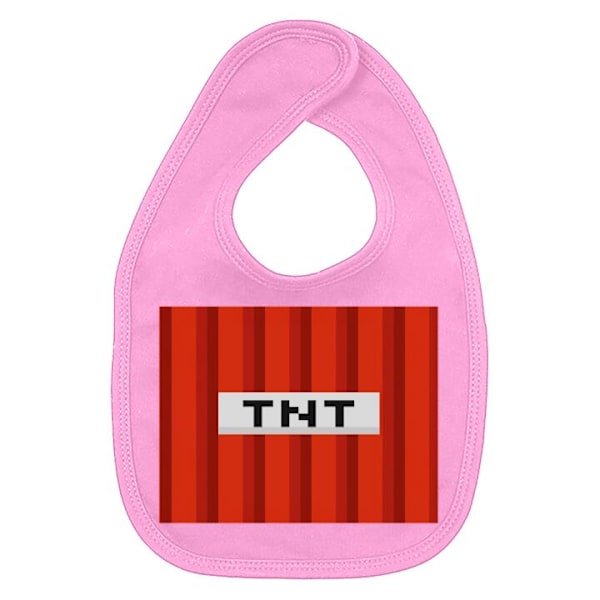 Vauvan Ruokalappu Minecraft TNT Tummanpunainen one size